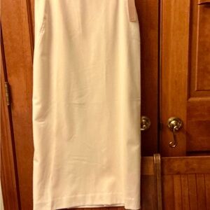 Chic Cream Pencil Skirt for Women